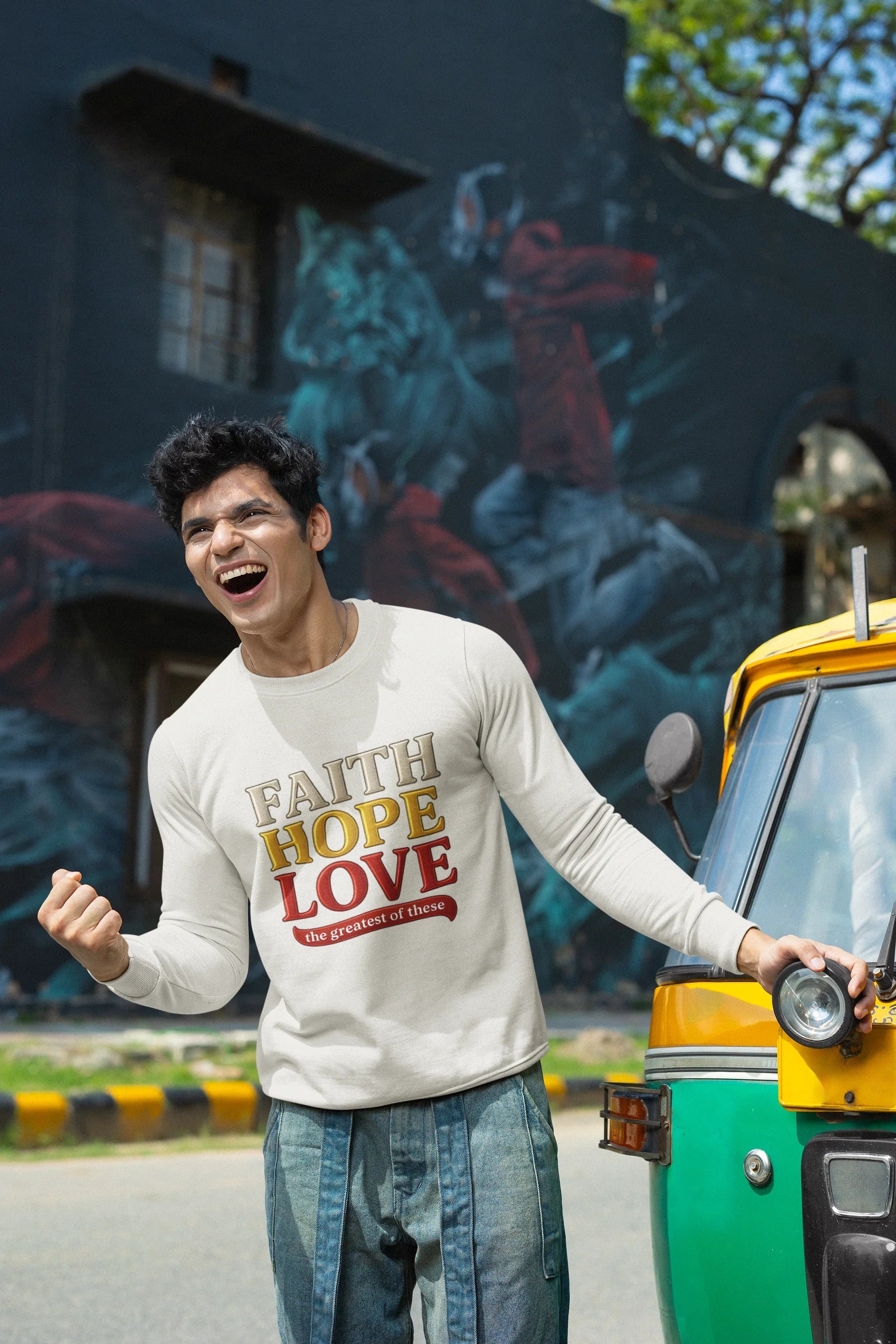 Faith Hope Love Sweatshirt (AU Edition)