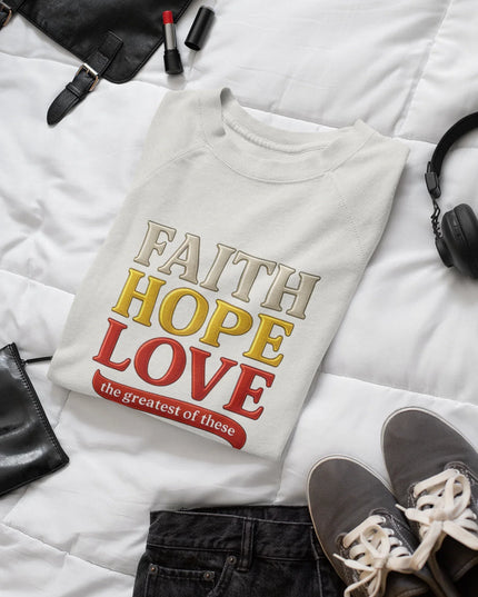 Faith Hope Love Sweatshirt (AU Edition)