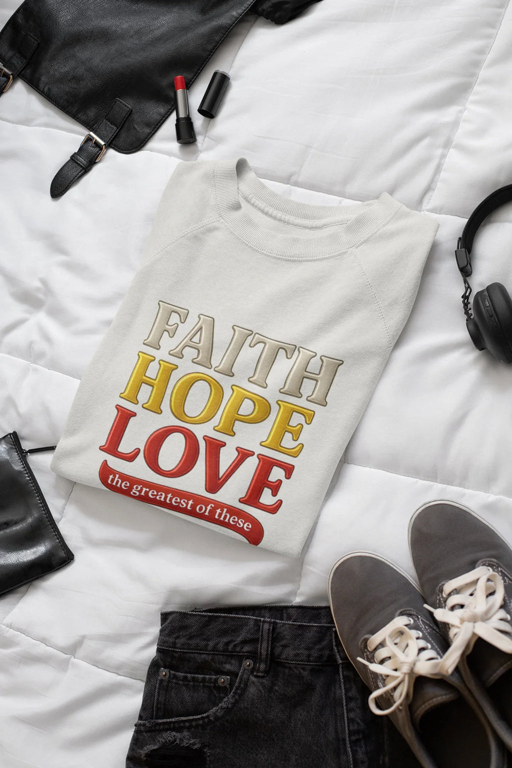 Faith Hope Love Sweatshirt (AU Edition)