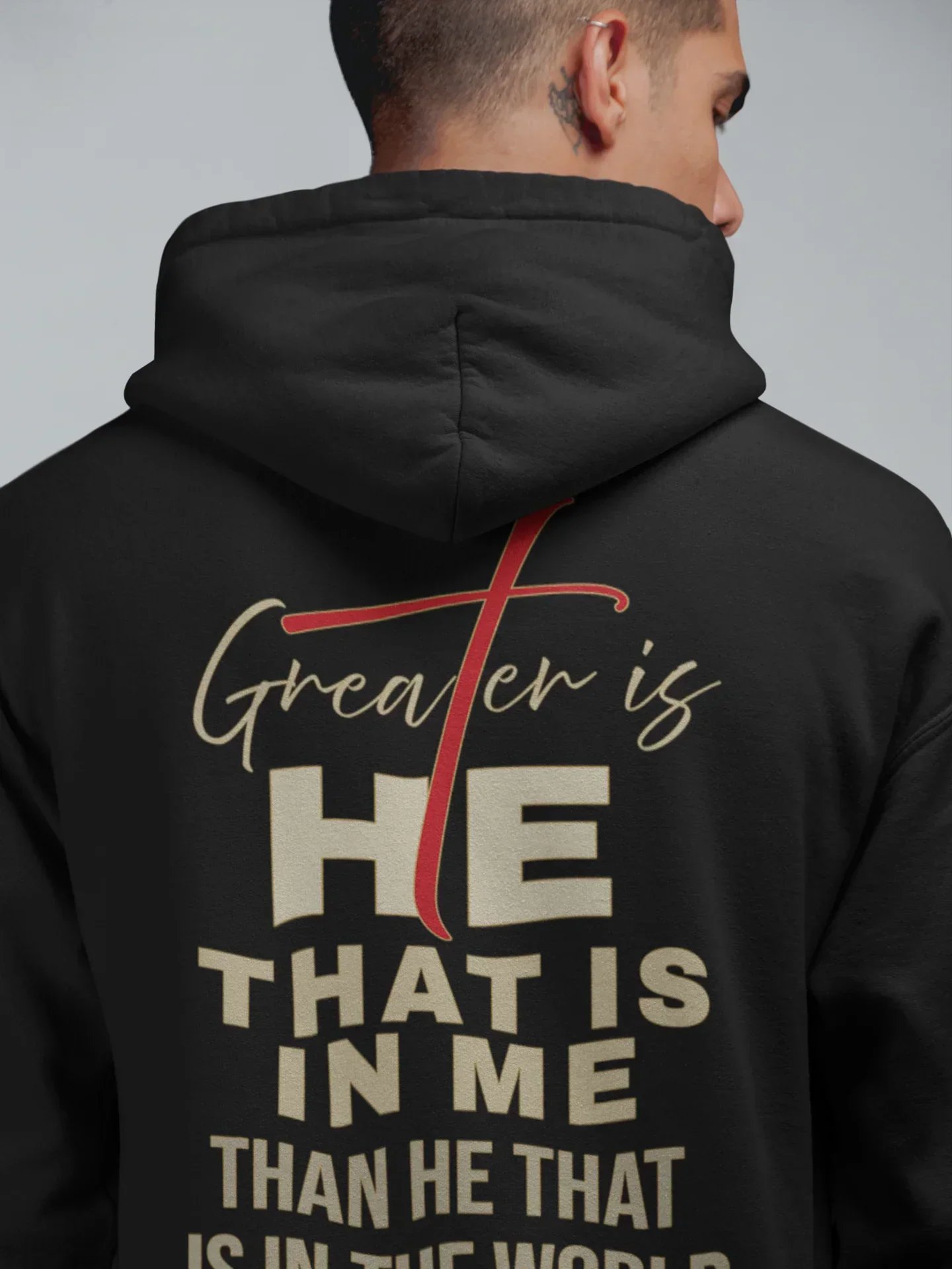 Greater is HE Hoodie (AU Edition)