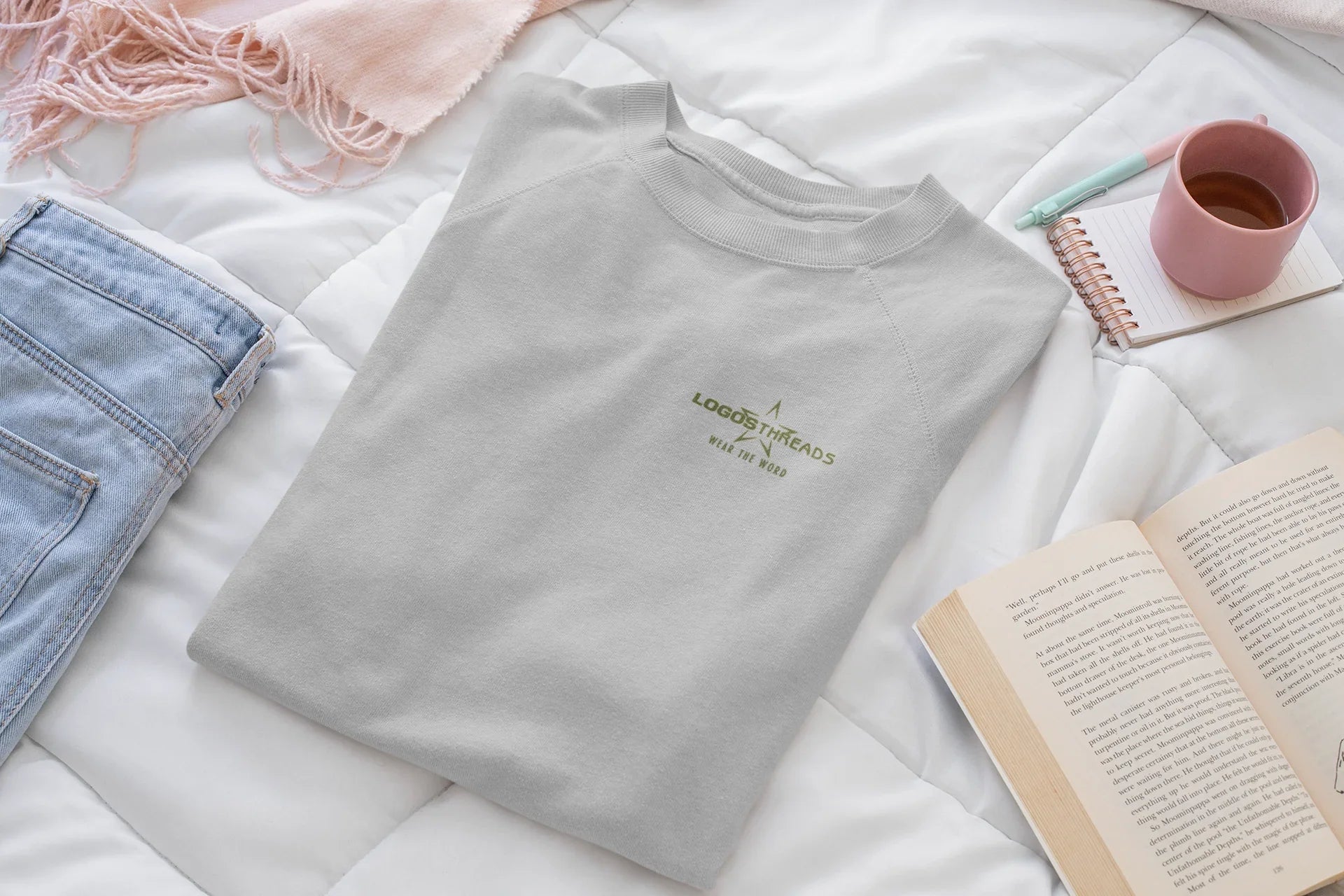 Logos Threads Signature Sweatshirt (AU Edition – Grey Marle)