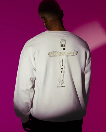 Yeshua Sweatshirt (AU Edition – White Marle)