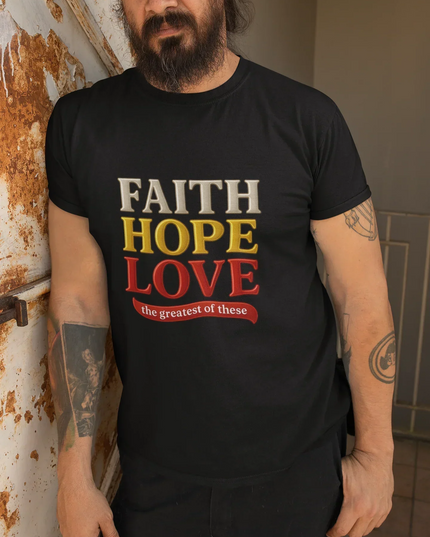 Faith Hope Love Tee (AU Edition)