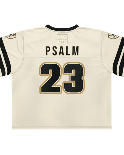 Psalm 23 Football Jersey (Light Edition) | Minimal Christian Football Jersey | Logos Threads