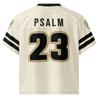 Psalm 23 Football Jersey (Light Edition) | Minimal Christian Football Jersey | Logos Threads