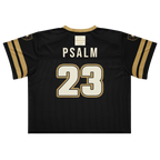 Psalm 23 Football Jersey (Dark Edition) | Minimal Christian Football Jersey | Logos Threads