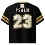 Psalm 23 Football Jersey (Dark Edition) | Minimal Christian Football Jersey | Logos Threads
