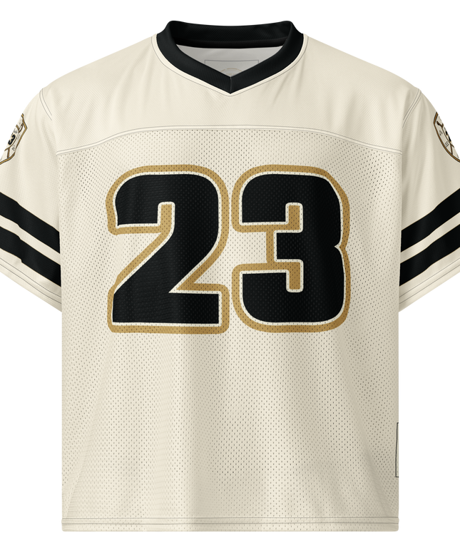 Psalm 23 Football Jersey (Light Edition) | Minimal Christian Football Jersey | Logos Threads