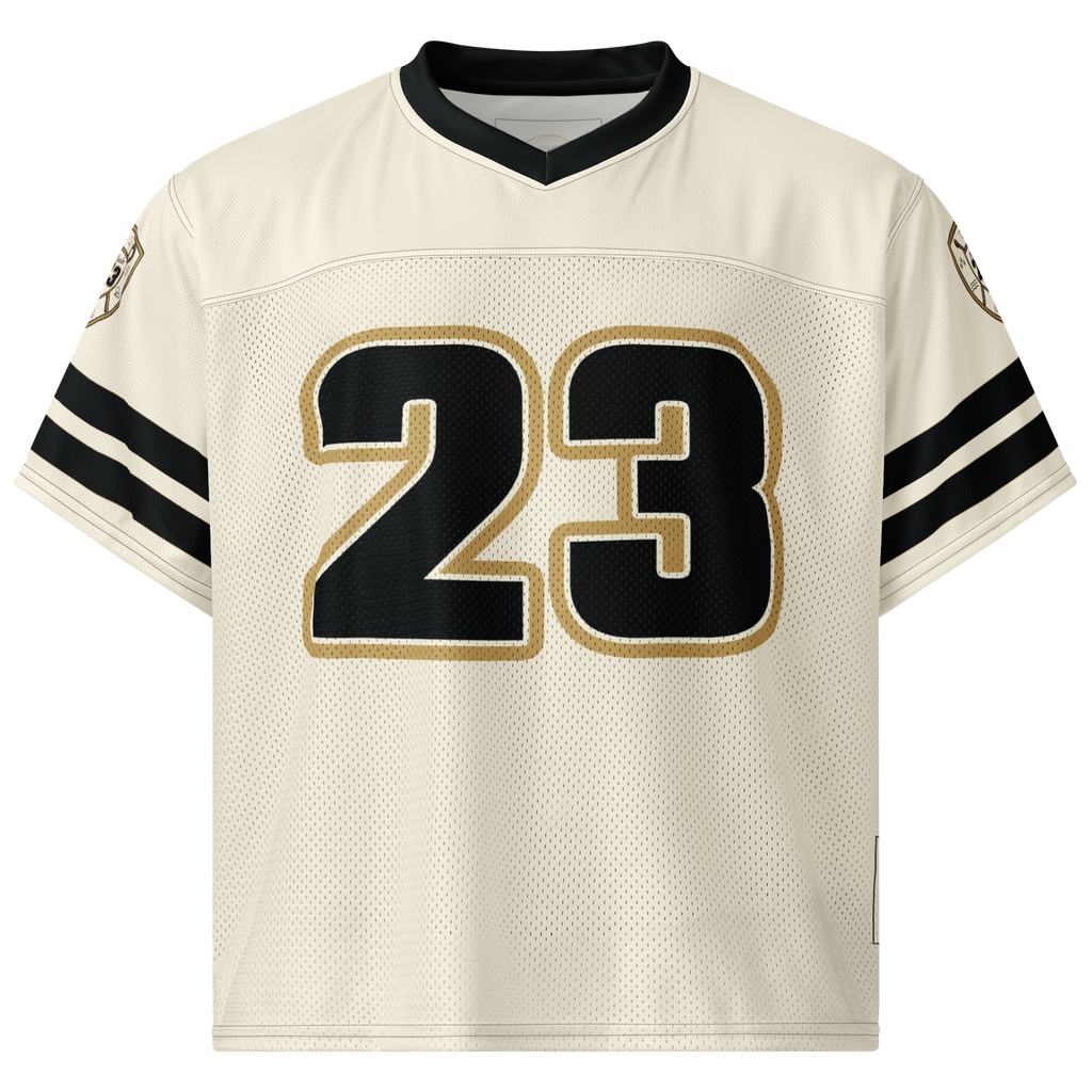 Psalm 23 Football Jersey (Light Edition) | Minimal Christian Football Jersey | Logos Threads