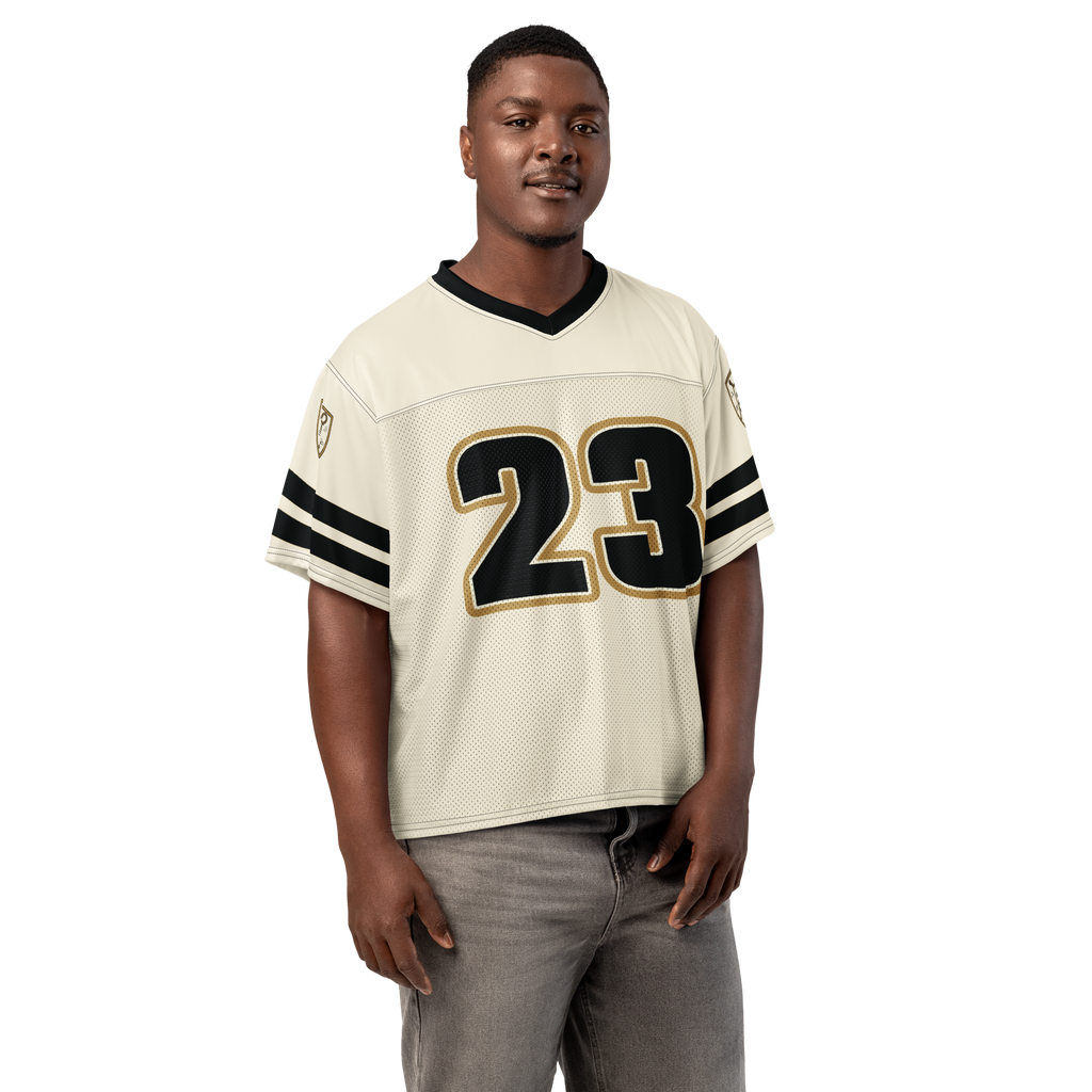 Psalm 23 Football Jersey (Light Edition) | Minimal Christian Football Jersey | Logos Threads
