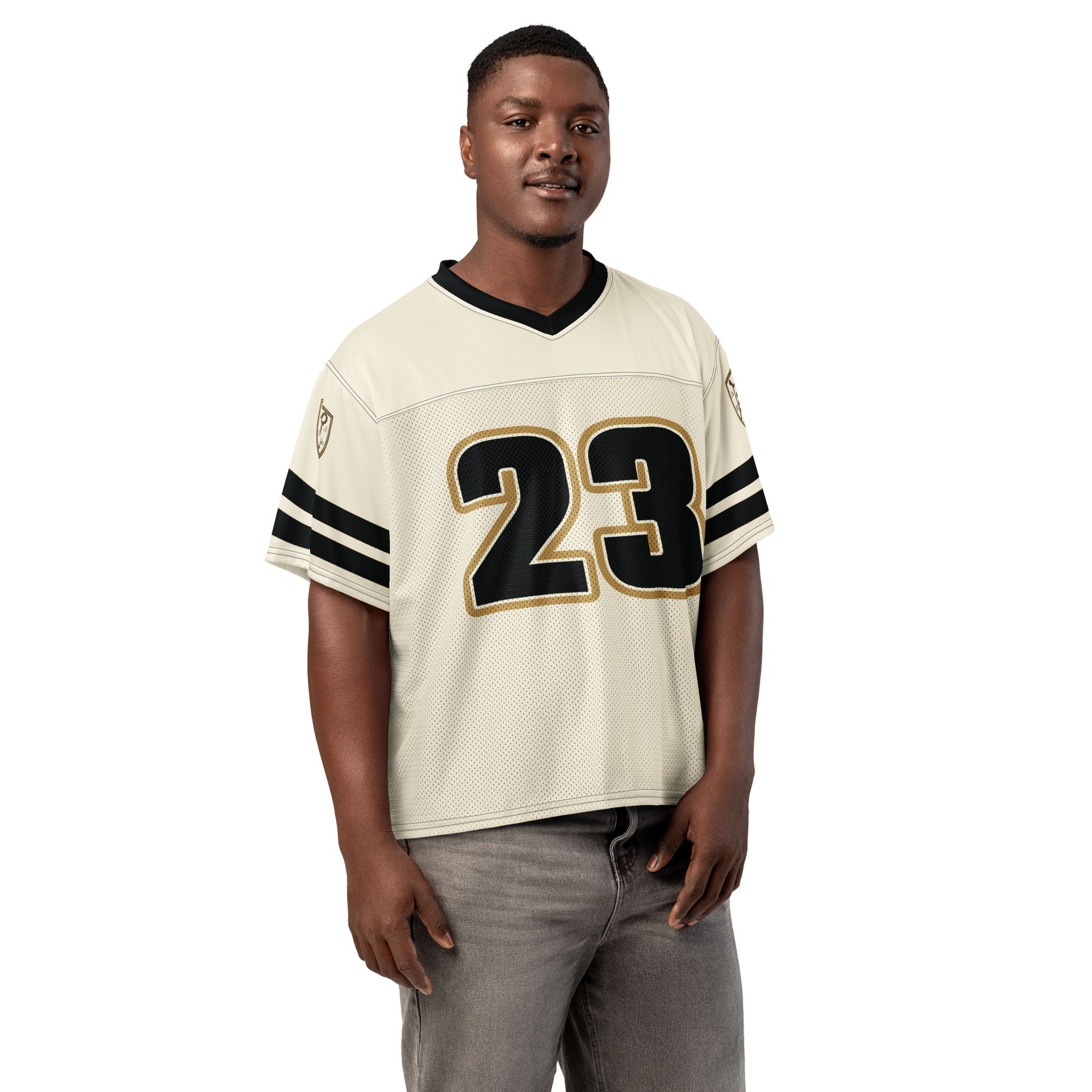 Psalm 23 Football Jersey (Light Edition) | Minimal Christian Football Jersey | Logos Threads