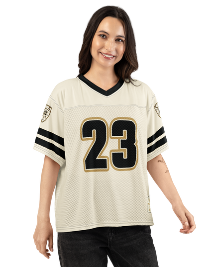 Psalm 23 Football Jersey (Light Edition) | Minimal Christian Football Jersey | Logos Threads