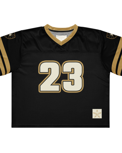Psalm 23 Football Jersey (Dark Edition) | Minimal Christian Football Jersey | Logos Threads