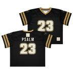 Psalm 23 Football Jersey (Dark Edition) | Minimal Christian Football Jersey | Logos Threads
