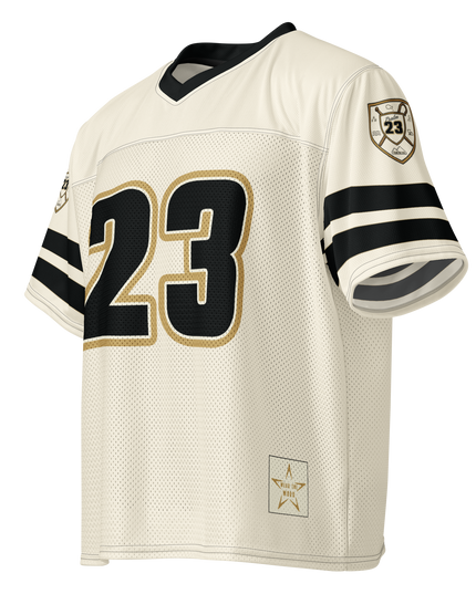 Psalm 23 Football Jersey (Light Edition) | Minimal Christian Football Jersey | Logos Threads