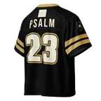 Psalm 23 Football Jersey (Dark Edition) | Minimal Christian Football Jersey | Logos Threads