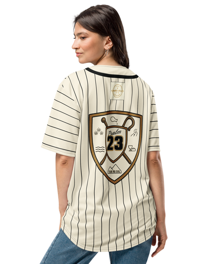 Psalm 23 Baseball Jersey (Light Edition) | Minimal Christian Baseball Jersey | Logos Threads