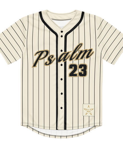 Psalm 23 Baseball Jersey (Light Edition) | Minimal Christian Baseball Jersey | Logos Threads