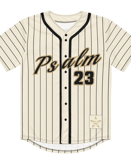 Psalm 23 Baseball Jersey (Light Edition) | Minimal Christian Baseball Jersey | Logos Threads