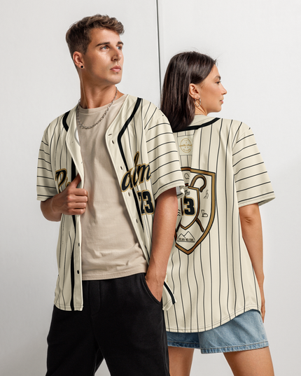 Psalm 23 Baseball Jersey (Light Edition) | Minimal Christian Baseball Jersey | Logos Threads