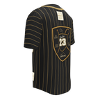 Psalm 23 Baseball Jersey (Dark Edition) | Minimal Christian Baseball Jersey | Logos Threads