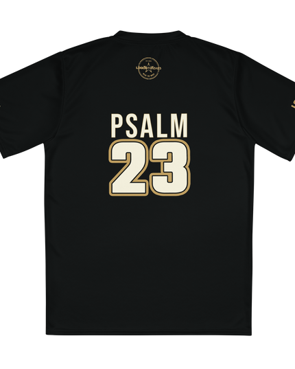 Psalm 23 Standard Jersey (Dark Edition) | Minimal Christian Jersey | Logos Threads