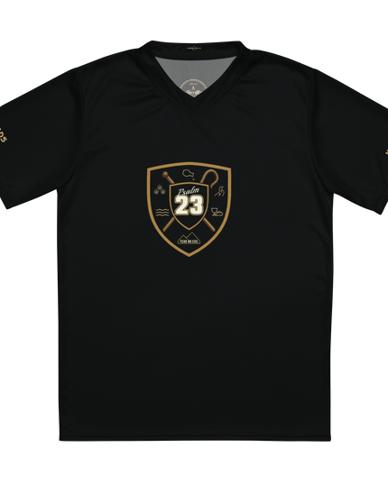 Psalm 23 Standard Jersey (Dark Edition) | Minimal Christian Jersey | Logos Threads