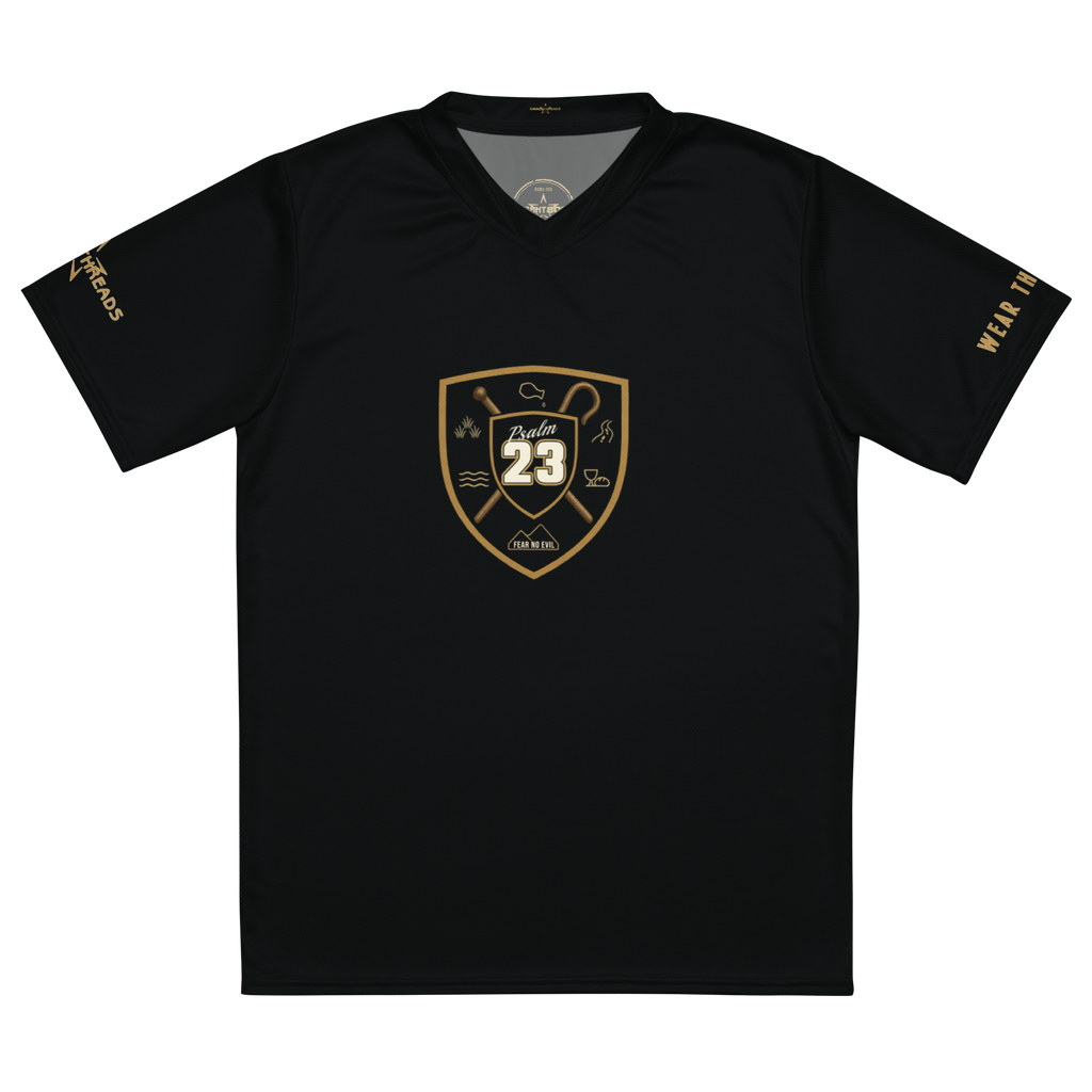 Psalm 23 Standard Jersey (Dark Edition) | Minimal Christian Jersey | Logos Threads