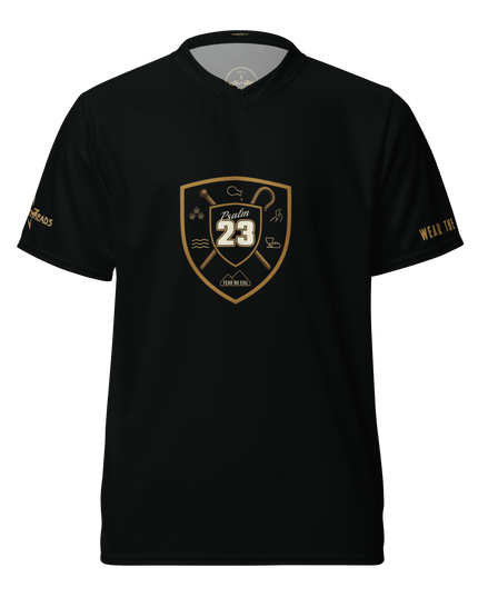 Psalm 23 Standard Jersey (Dark Edition) | Minimal Christian Jersey | Logos Threads