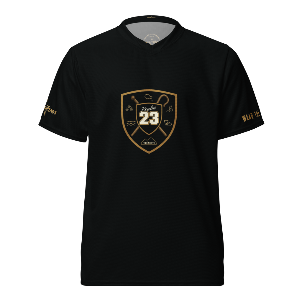 Psalm 23 Standard Jersey (Dark Edition) | Minimal Christian Jersey | Logos Threads