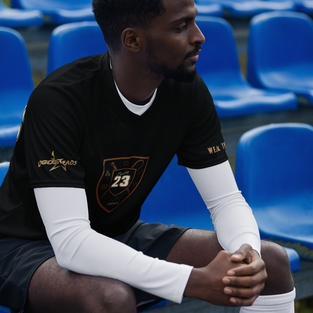 Psalm 23 Standard Jersey (Dark Edition) | Minimal Christian Jersey | Logos Threads