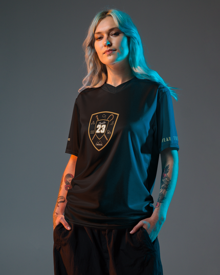 Psalm 23 Standard Jersey (Dark Edition) | Minimal Christian Jersey | Logos Threads