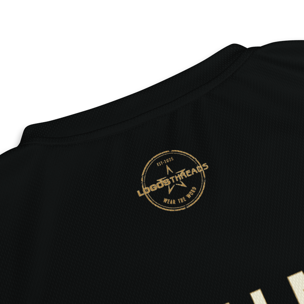 Psalm 23 Standard Jersey (Dark Edition) | Minimal Christian Jersey | Logos Threads