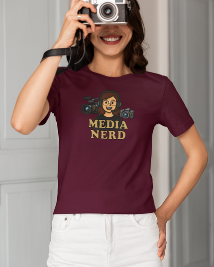Media Nerd Tee — Girl