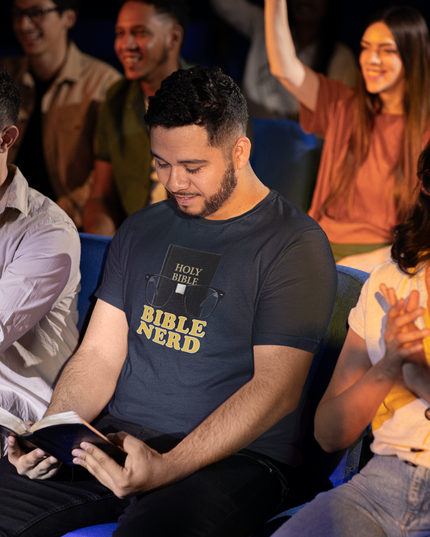 Bible Nerd Tee — Book Edition