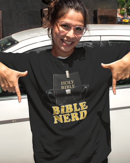 Bible Nerd Tee — Book Edition