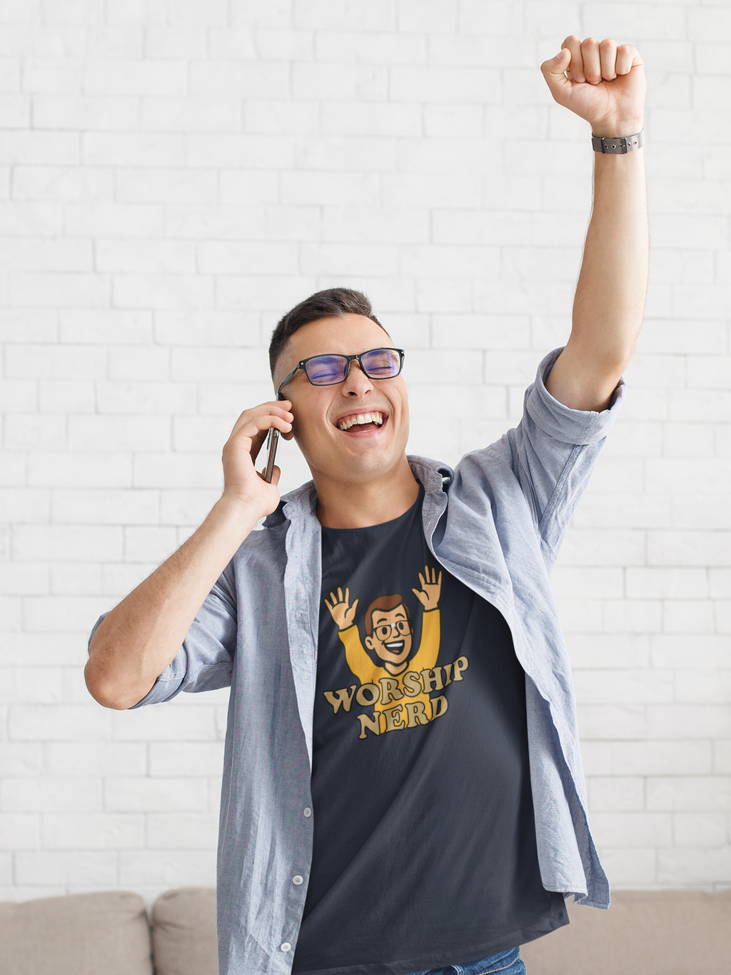 Worship Nerd Tee — Guy