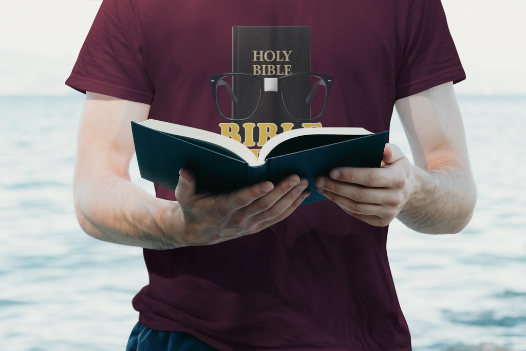 Bible Nerd Tee — Book Edition