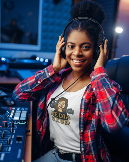 Media Nerd Tee — Girl