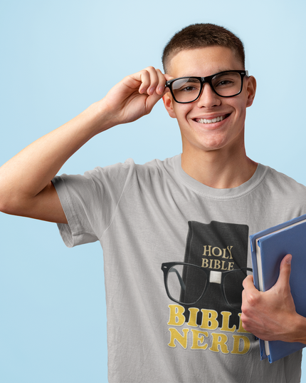 Bible Nerd Tee — Book Edition