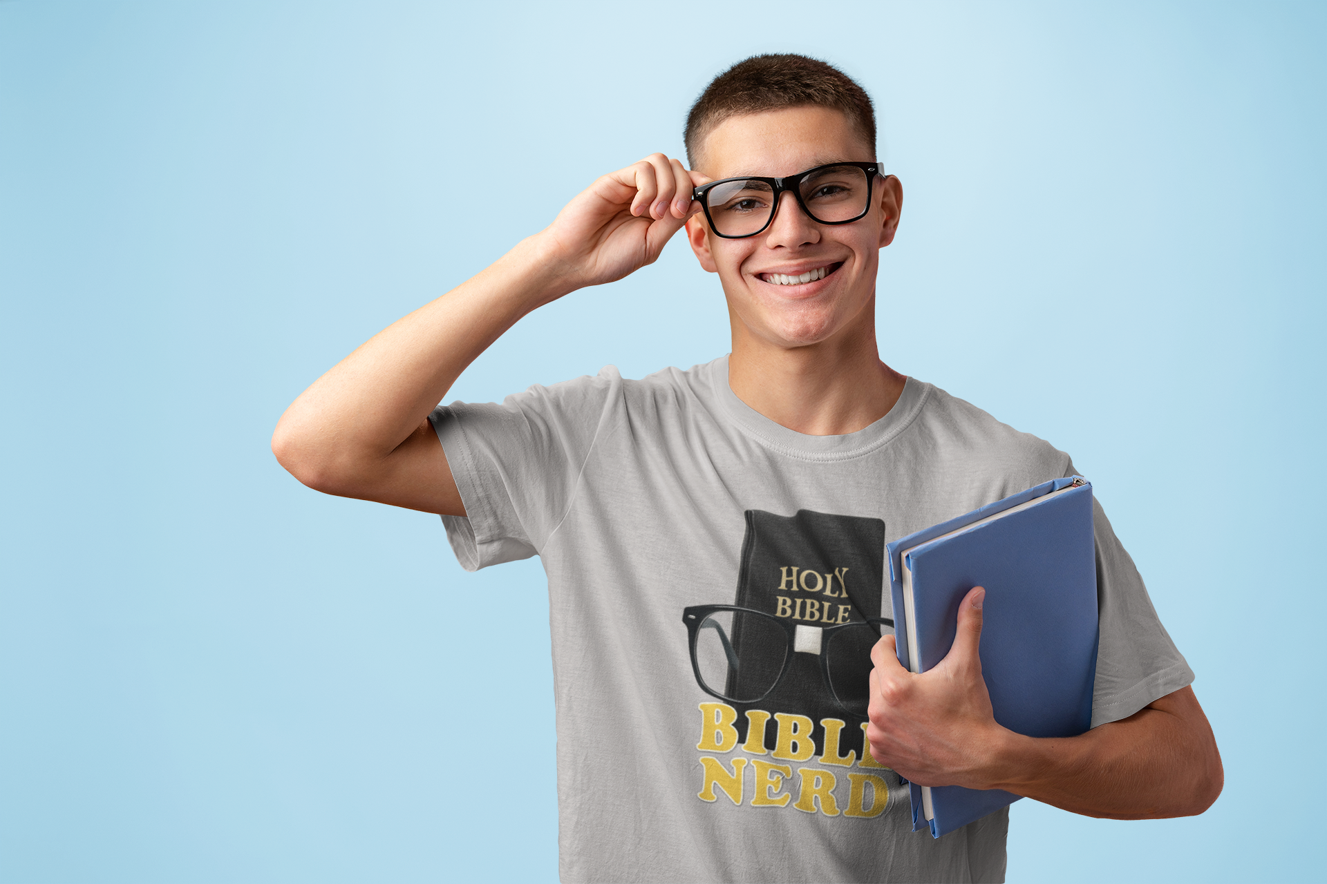 Bible Nerd Tee — Book Edition