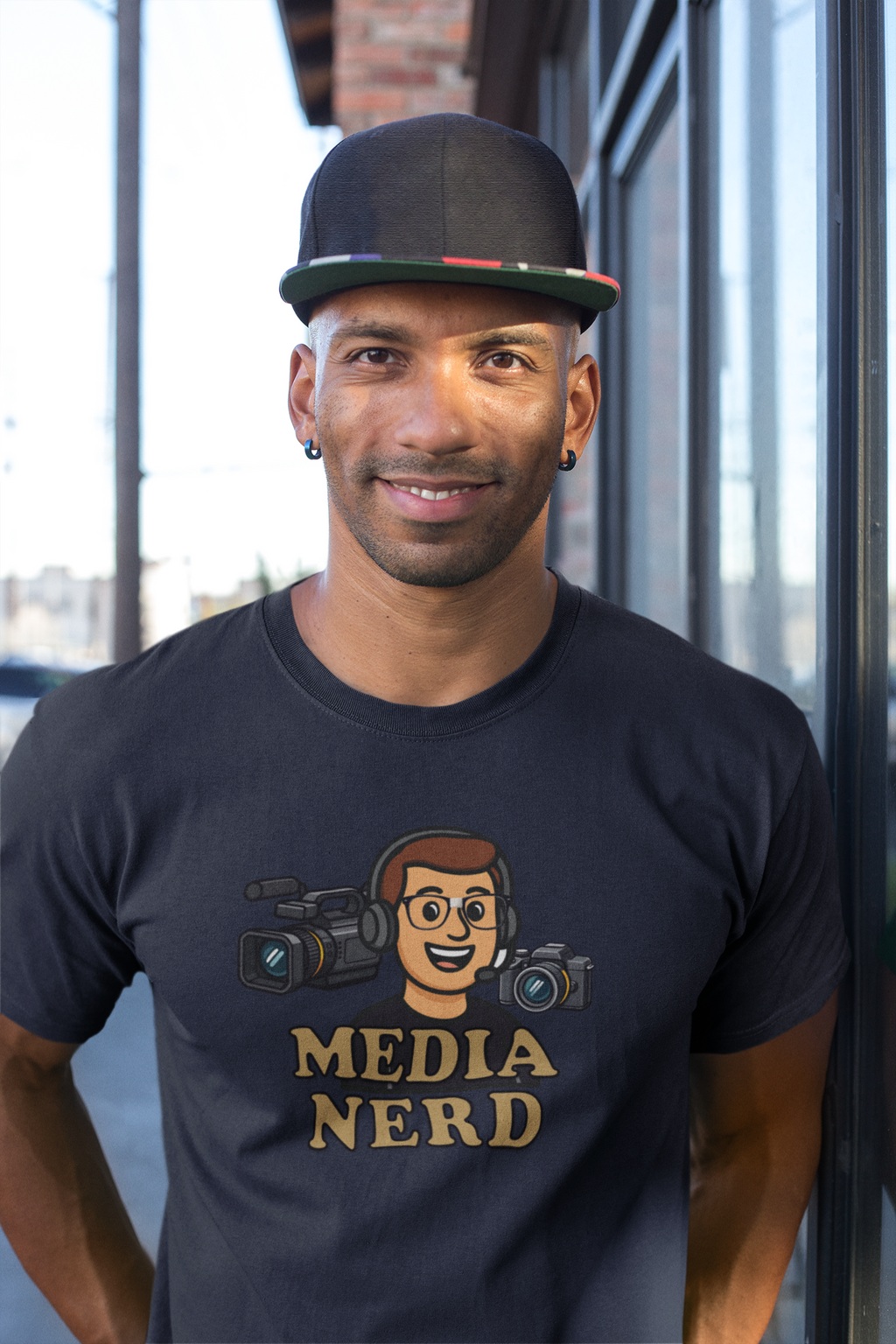 Media Nerd Tee — Guy