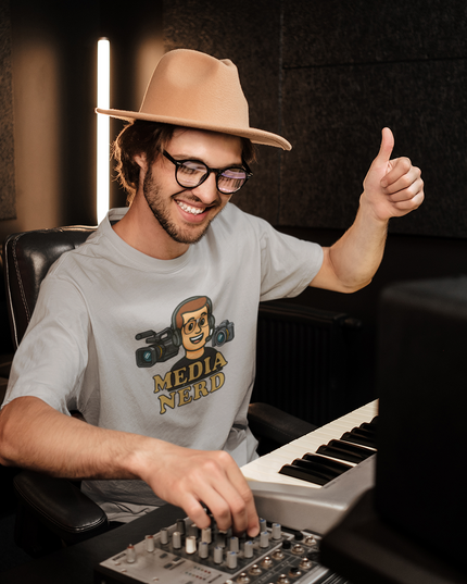 Media Nerd Tee — Guy