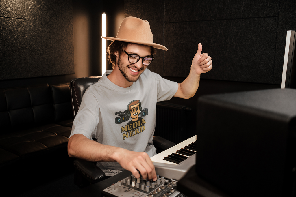 Media Nerd Tee — Guy