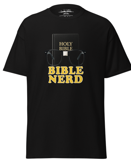 Bible Nerd Tee — Book Edition