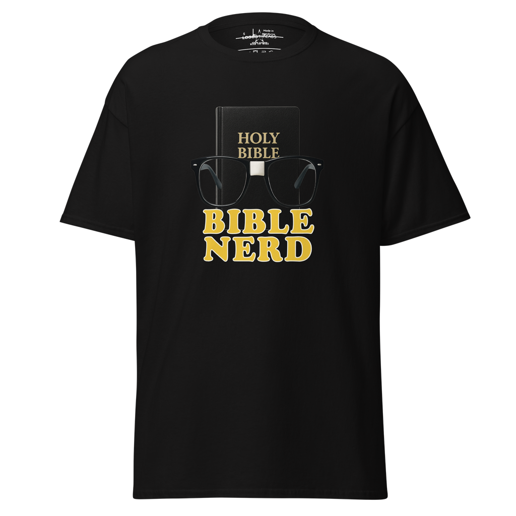 Bible Nerd Tee — Book Edition