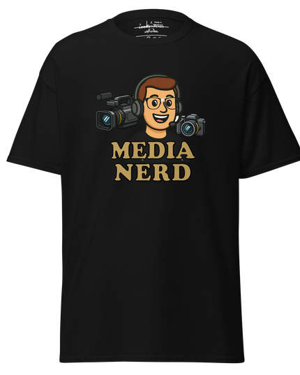 Media Nerd Tee — Guy