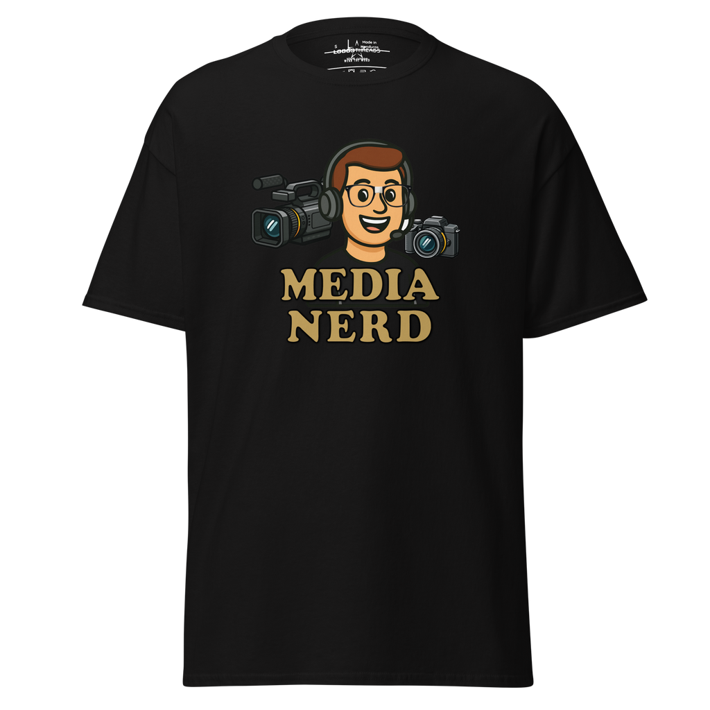 Media Nerd Tee — Guy