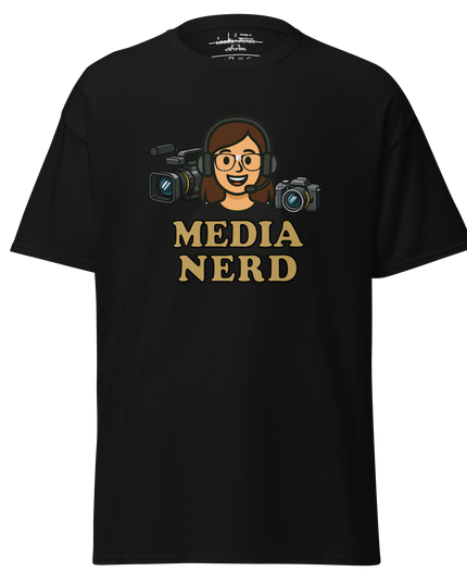 Media Nerd Tee — Girl