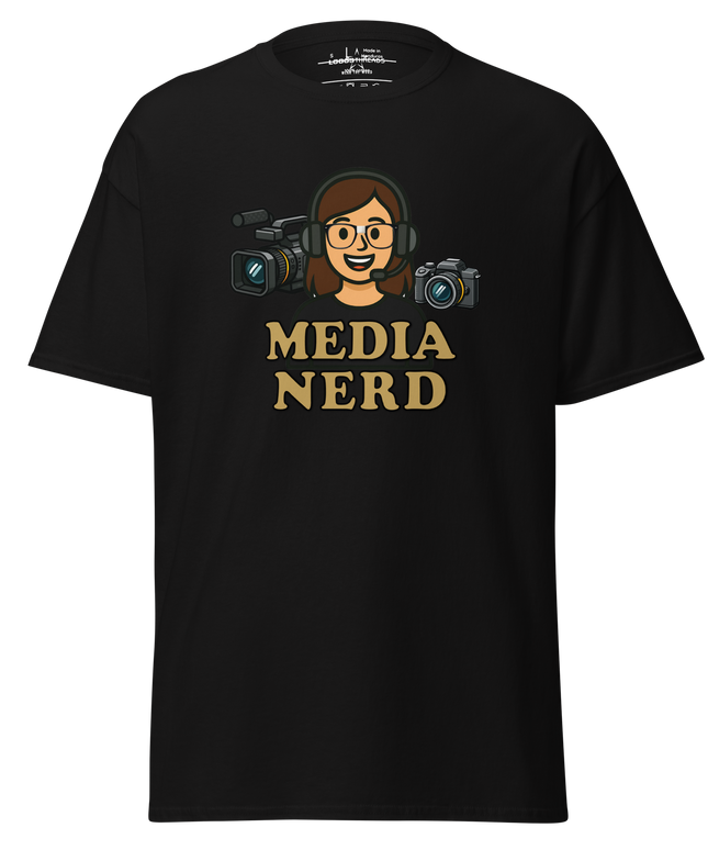 Media Nerd Tee — Girl